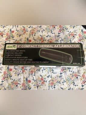 New 9"Compact Thermal A4 Laminator